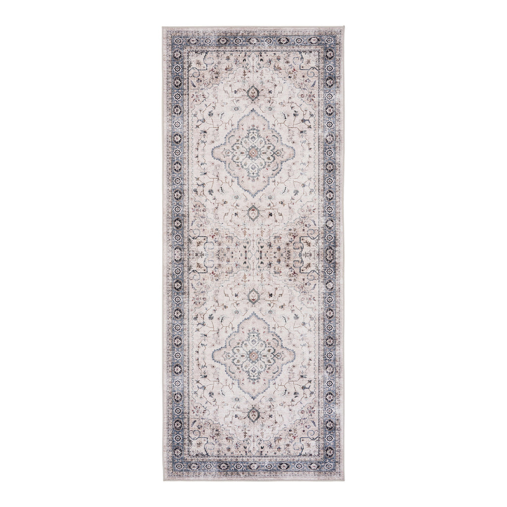 Havana Gangloper - Gangloper, off-white/beige/stofblauw, 80x200 cm