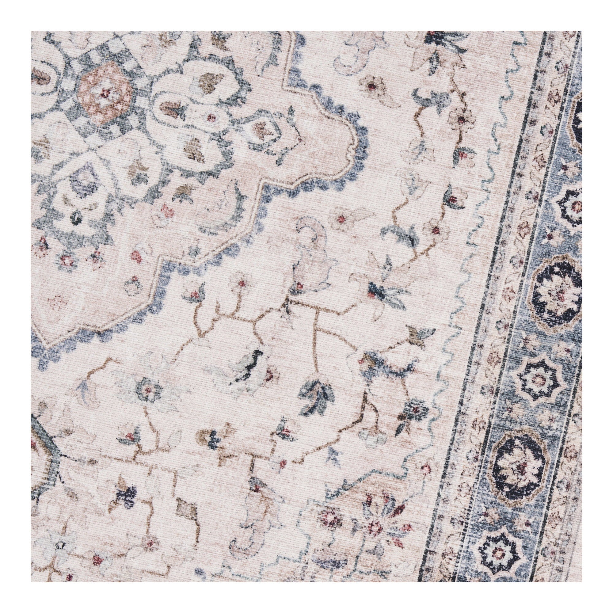 Havana Gangloper - Gangloper, off-white/beige/stofblauw, 80x200 cm