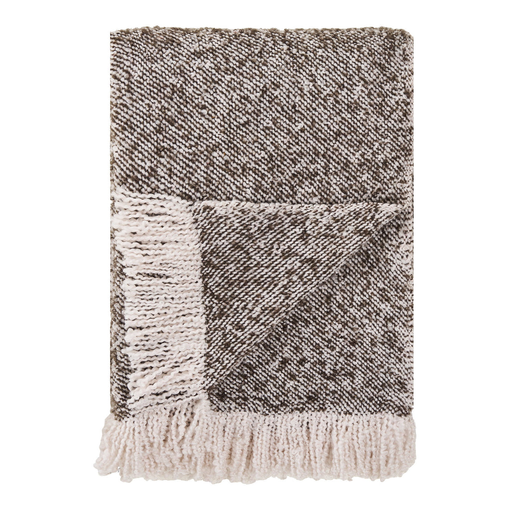 Sira Plaid - Plaid, beige/bruin 130x180 cm