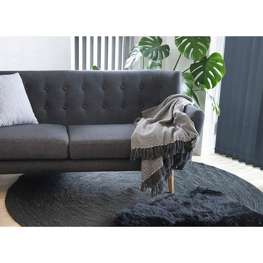 Schapenvacht - Zwart 50x85 cm