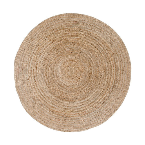 Bombay Vloerkleed - Gevlochten jute, naturel Ø150 cm - Noël Home