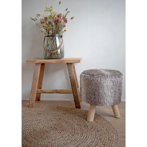 Bombay Vloerkleed - Gevlochten jute, naturel Ø150 cm - Noël Home