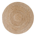Bombay Vloerkleed - Vloerkleed, gevlochten jute, naturel, ø180 cm