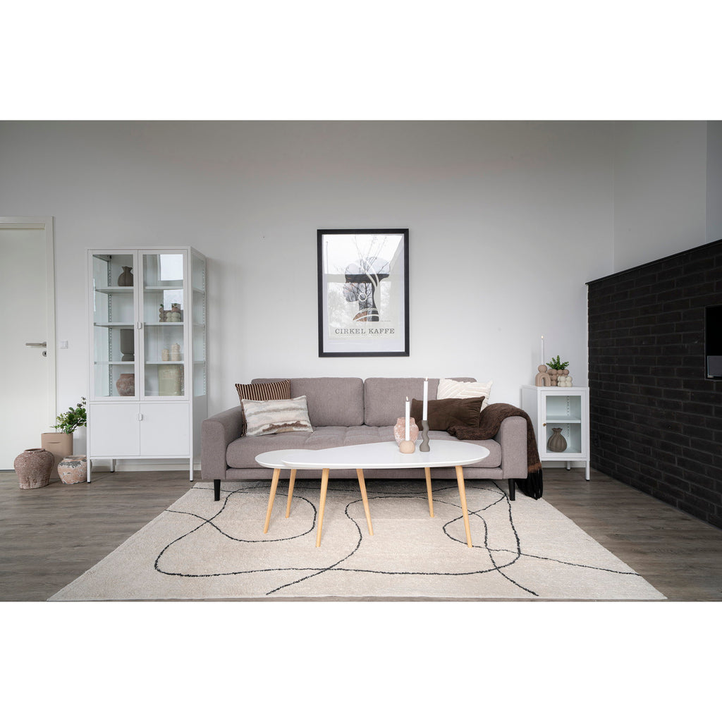 Tampa Vloerkleed - Katoen, naturel 160x230 cm
