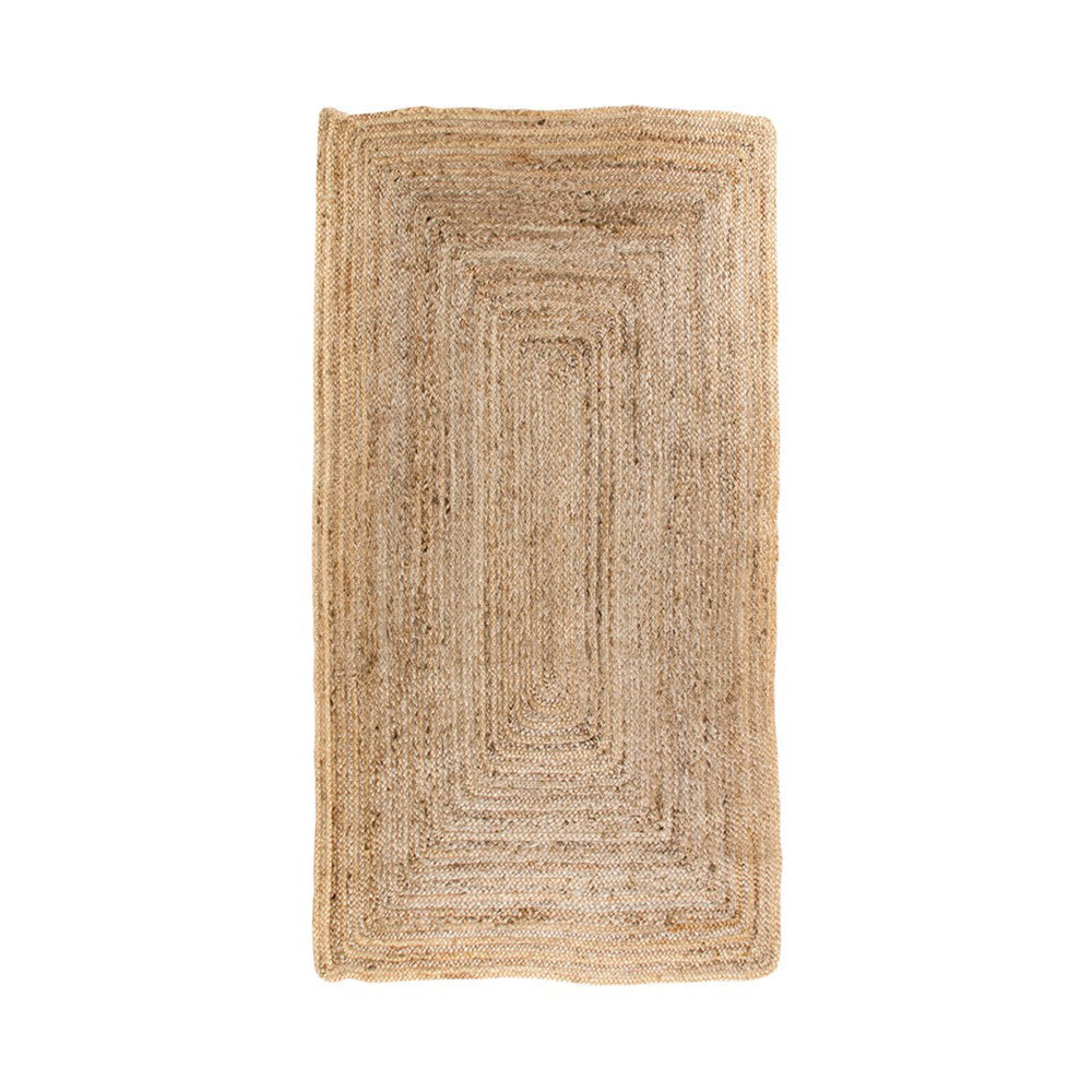 Bombay Vloerkleed - Vloerkleed, gevlochten jute, naturel, 65x135 cm