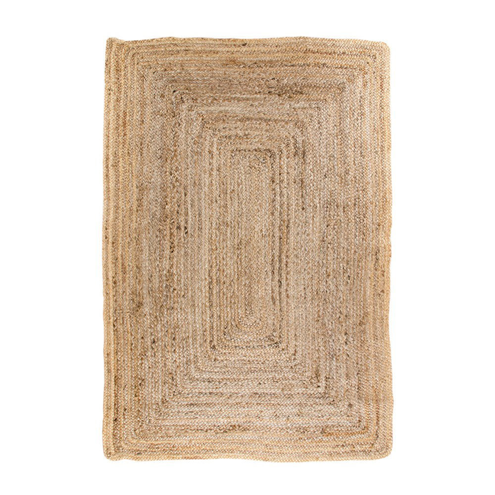 Bombay Vloerkleed - Vloerkleed, gevlochten jute, naturel, 120x180 cm