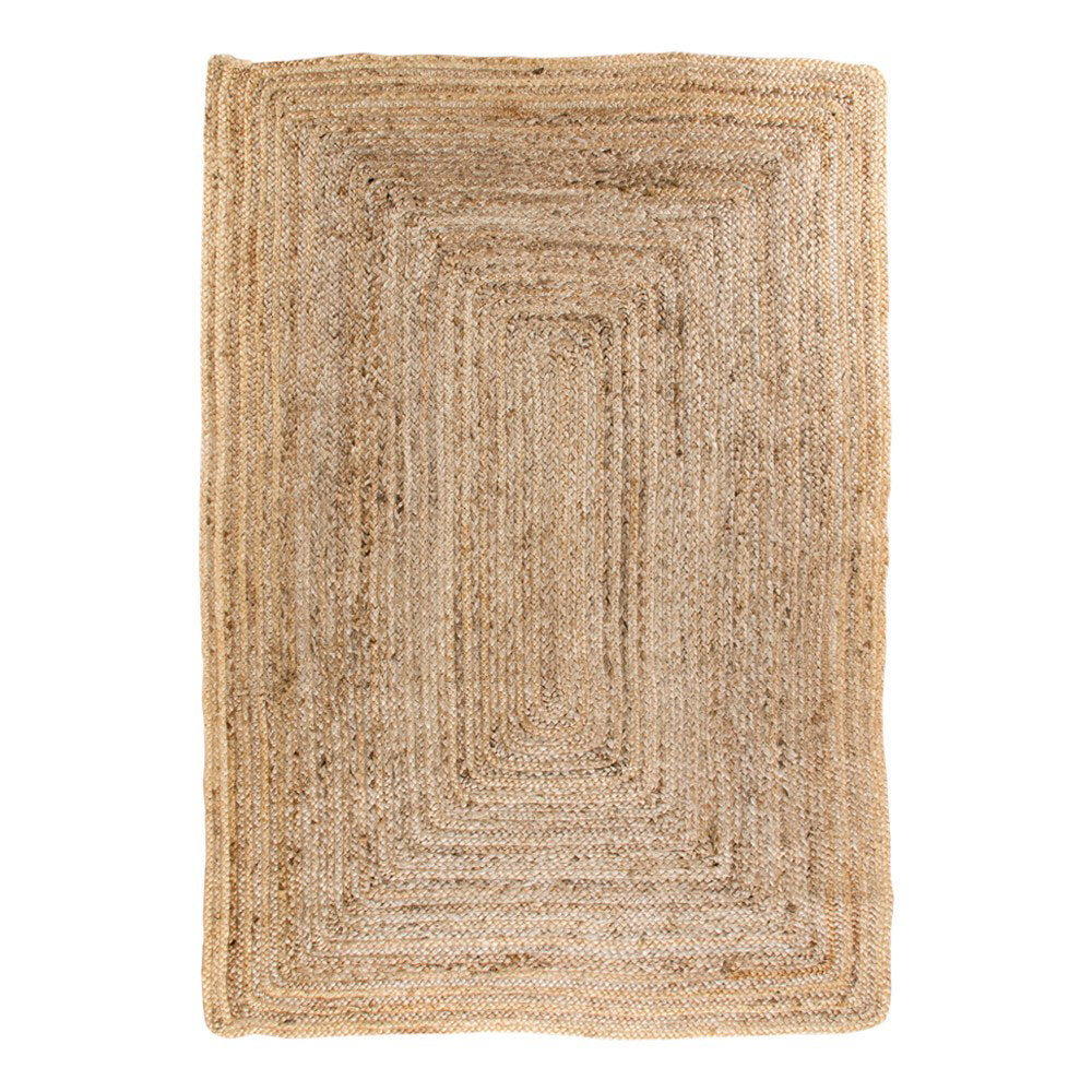 Bombay Vloerkleed - Vloerkleed, gevlochten jute, naturel, 180x240 cm