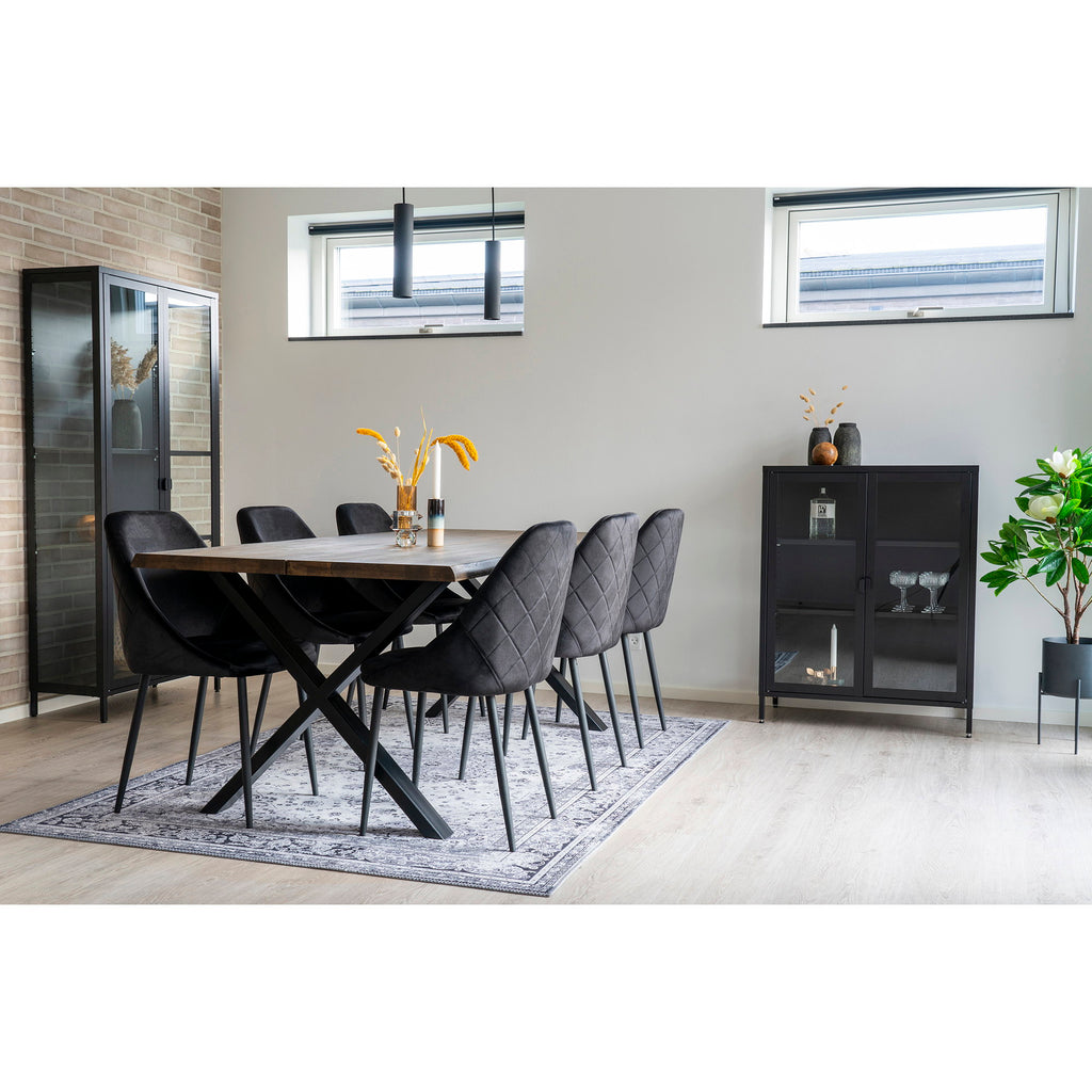 Havana Vloerkleed - Zwart/wit 160x230 cm