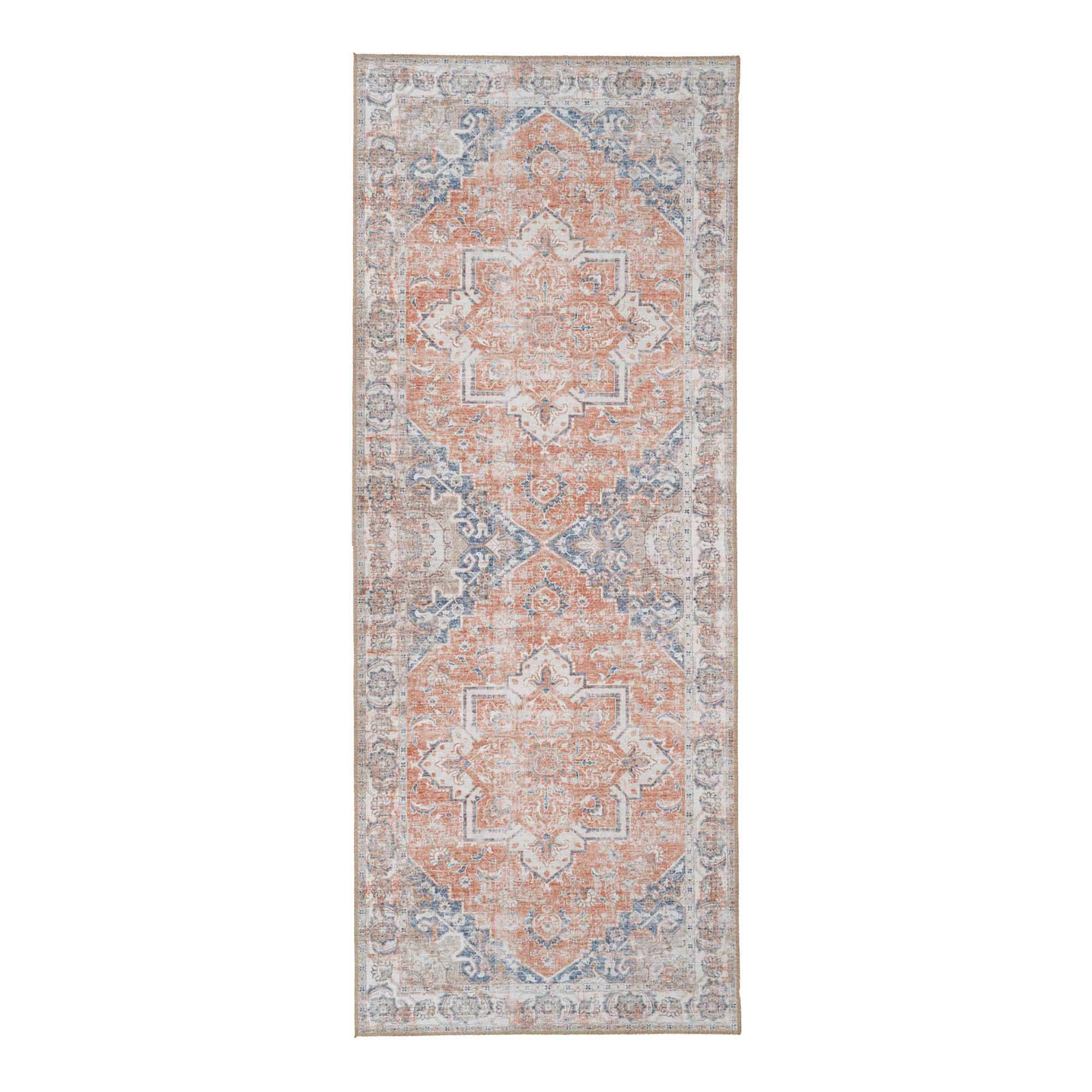 Havana Loper - Oranje/blauw 80x200 cm