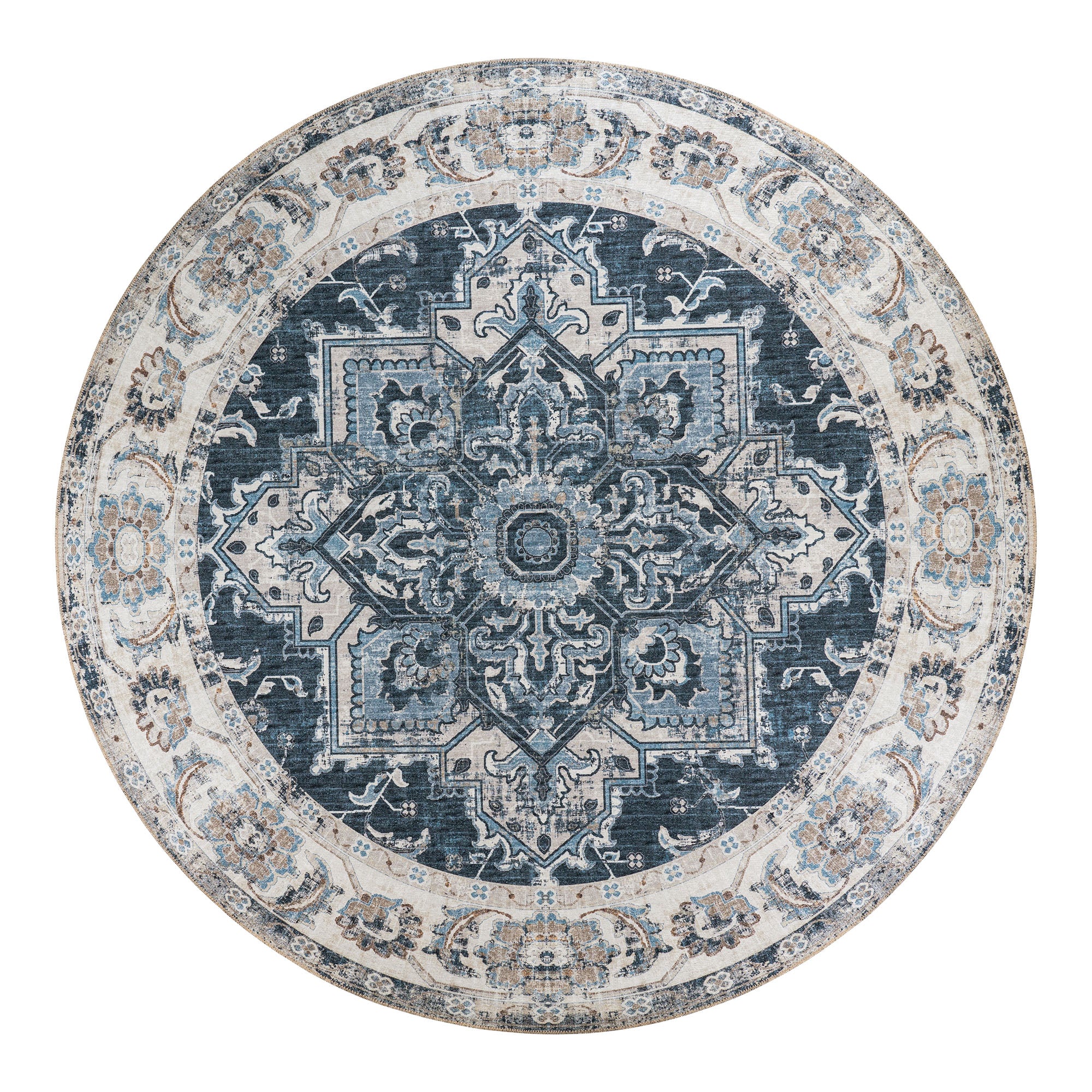 Havana Vloerkleed - Blauw Ø200 cm