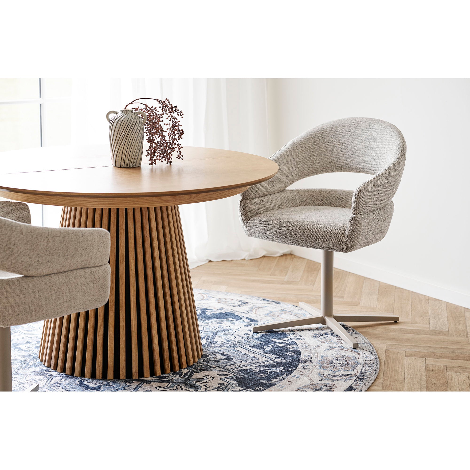 Havana Vloerkleed - Blauw Ø200 cm