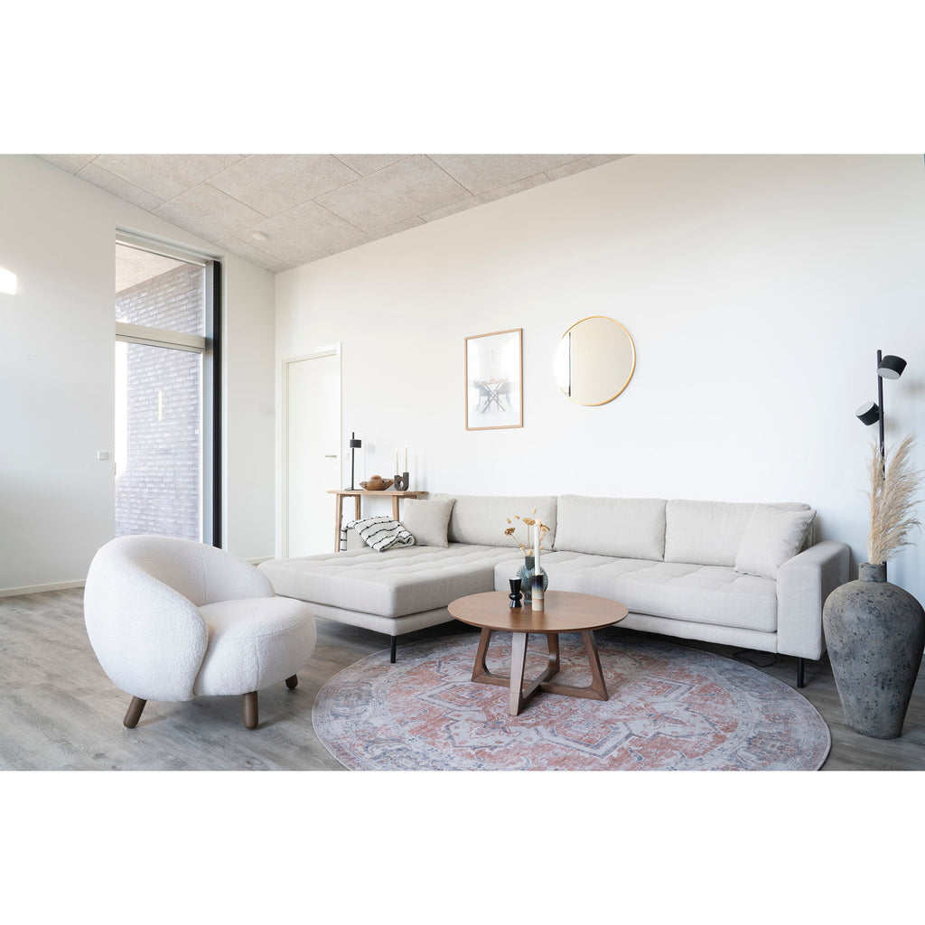 Havana Vloerkleed - Oranje/blauw Ø200 cm