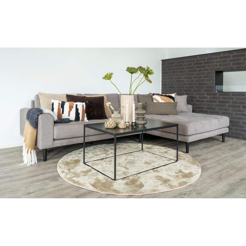 Miami Vloerkleed - Rond, zandkleurig Ø160 cm