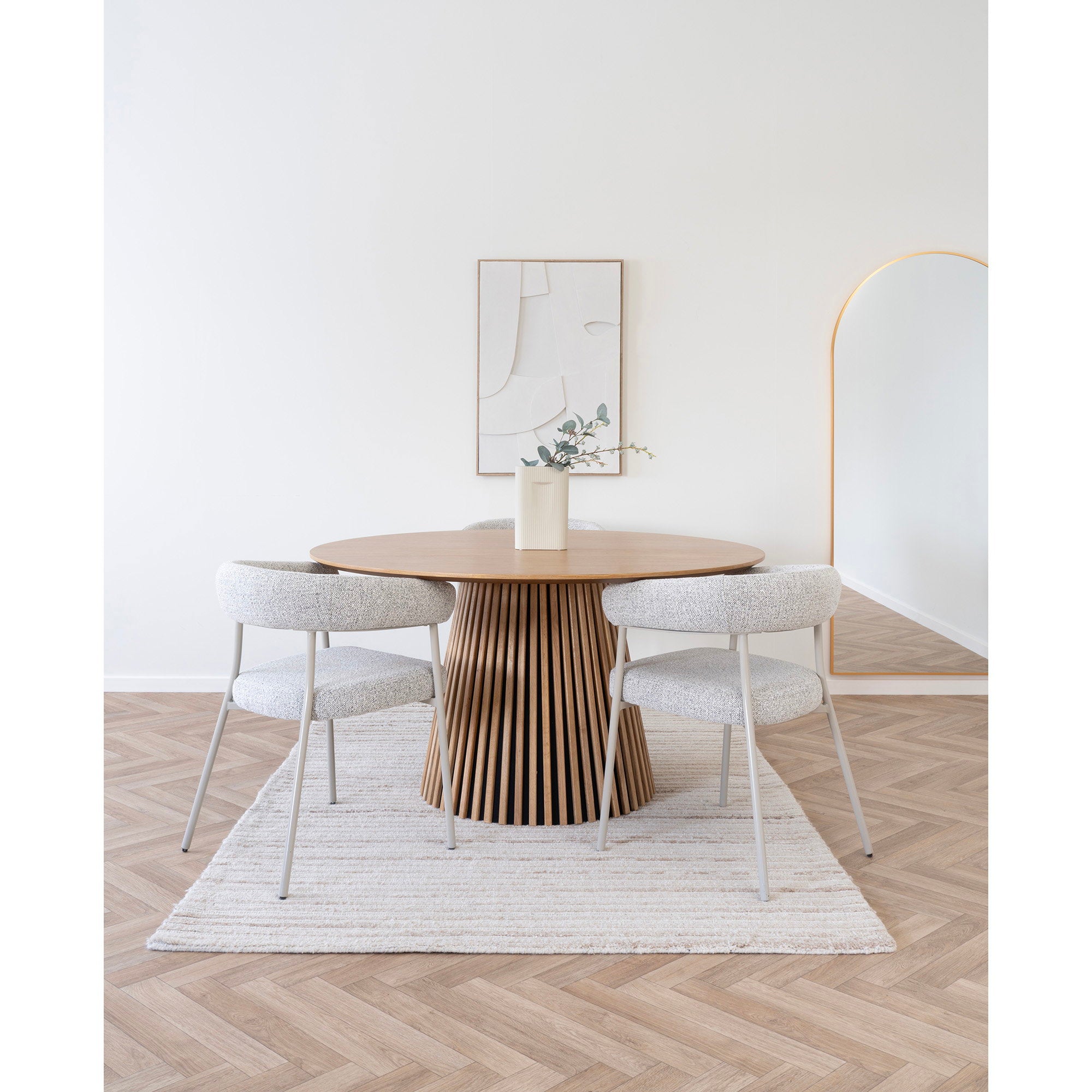 Mango Vloerkleed - Handgetuft, ivoor 160x230 cm