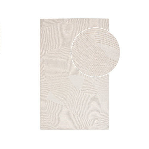 Pune Vloerkleed - Handgetuft, ivoor 160x230 cm - Noël Home