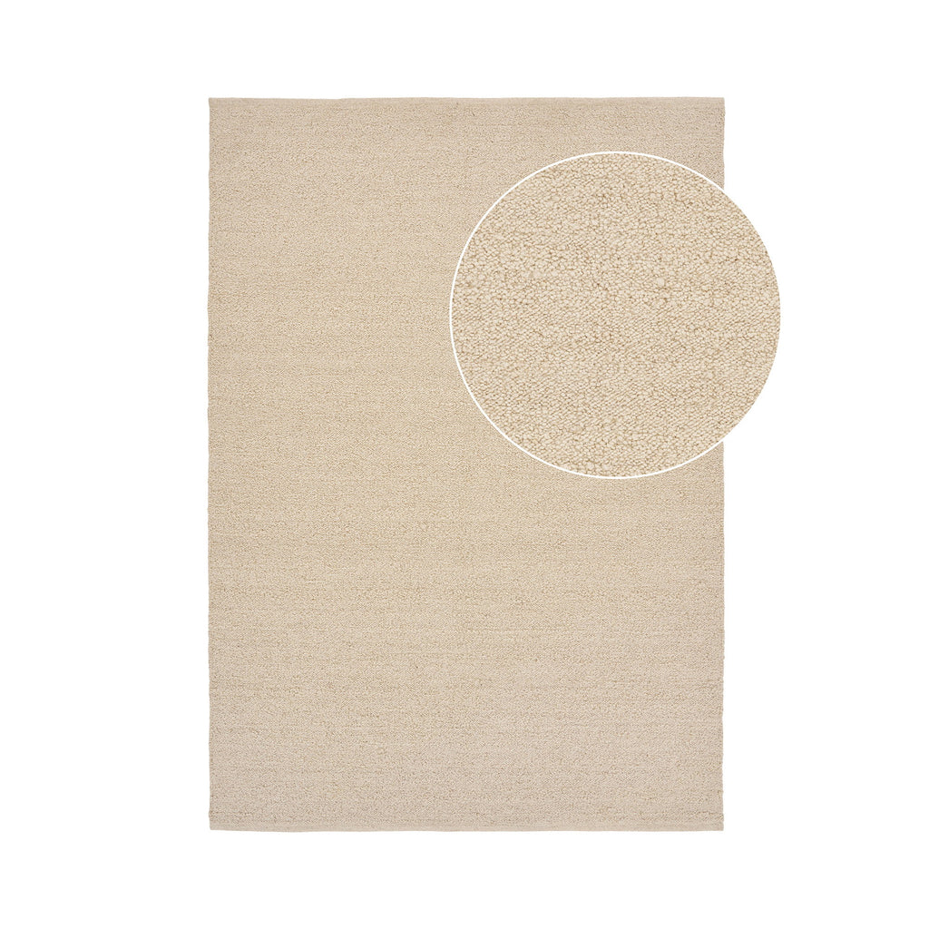 Bela Vloerkleed - Vloerkleed, handgeweven, beige, 160x230 cm