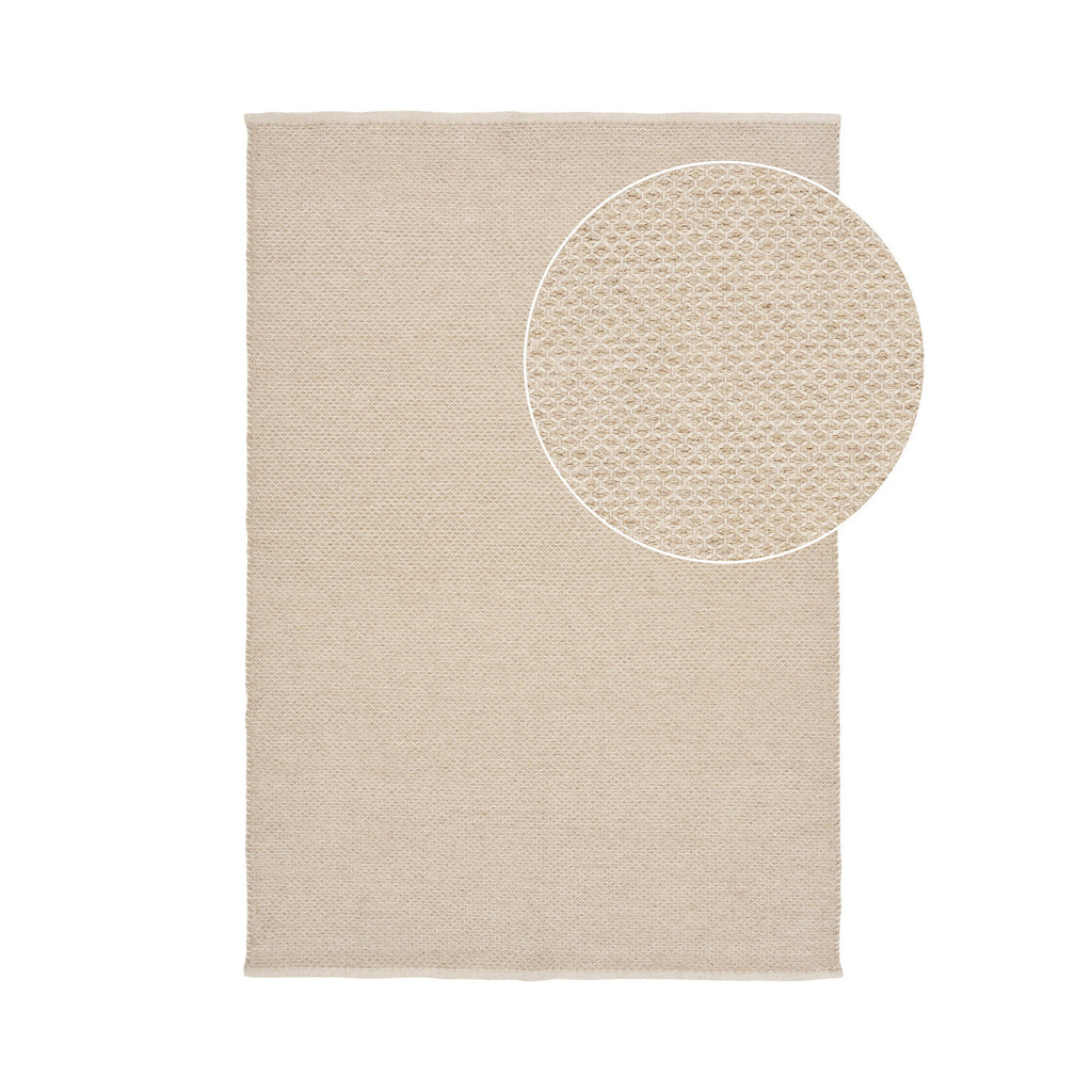 Gaya Vloerkleed - Vloerkleed, handgeweven, beige, 160x230 cm
