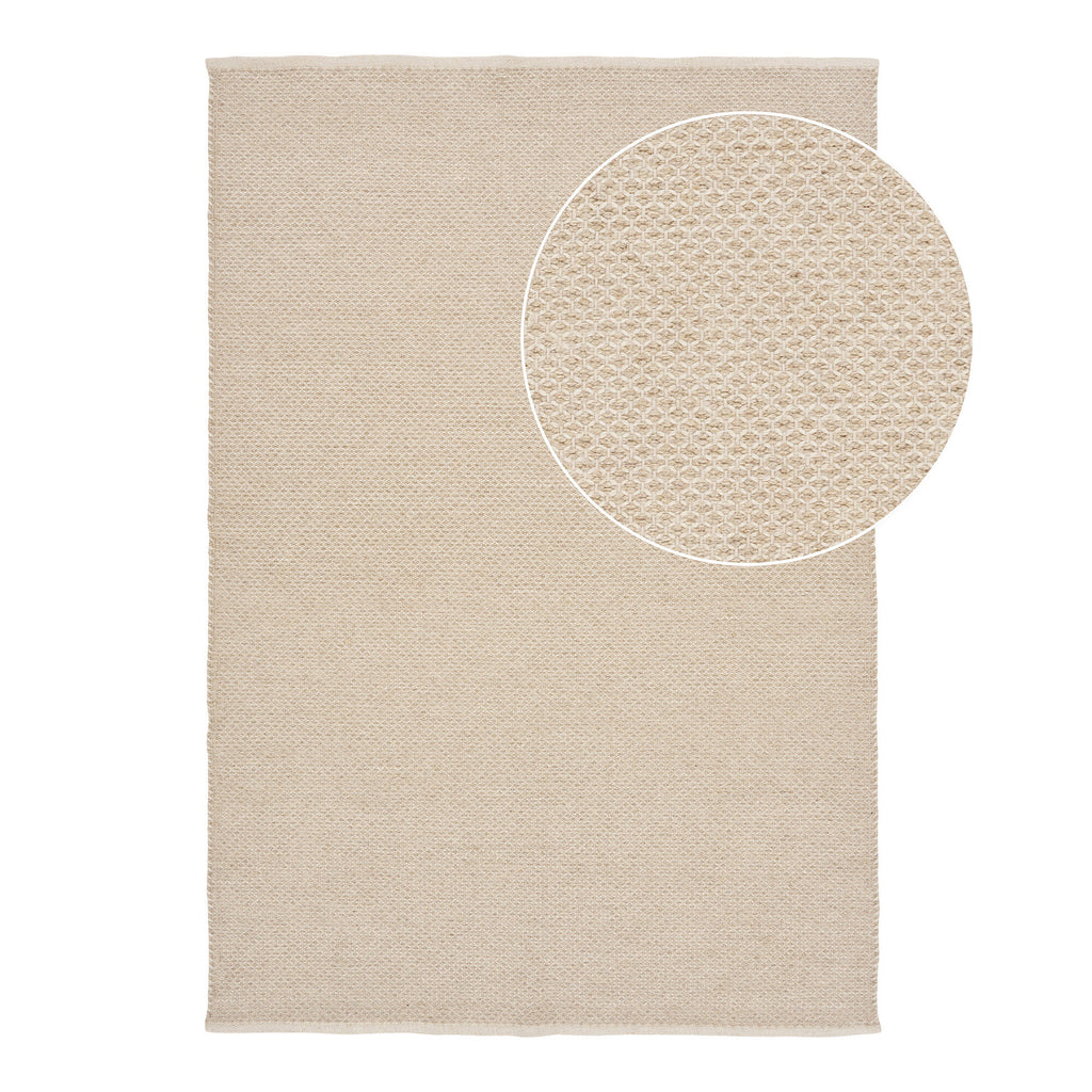 Gaya Vloerkleed - Vloerkleed, handgeweven, beige, 200x300 cm