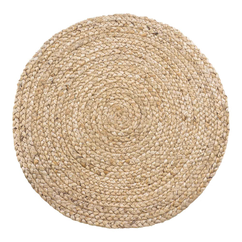 Bombay Placemats - Gevlochten jute, naturel Ø38 cm (set van 4) - Noël Home