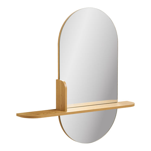 Barco Spiegel met Plank - Eikenlook 92x15x94,5 cm