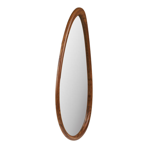 Organische spiegel Luxon met houtlook - 50x80 cm
