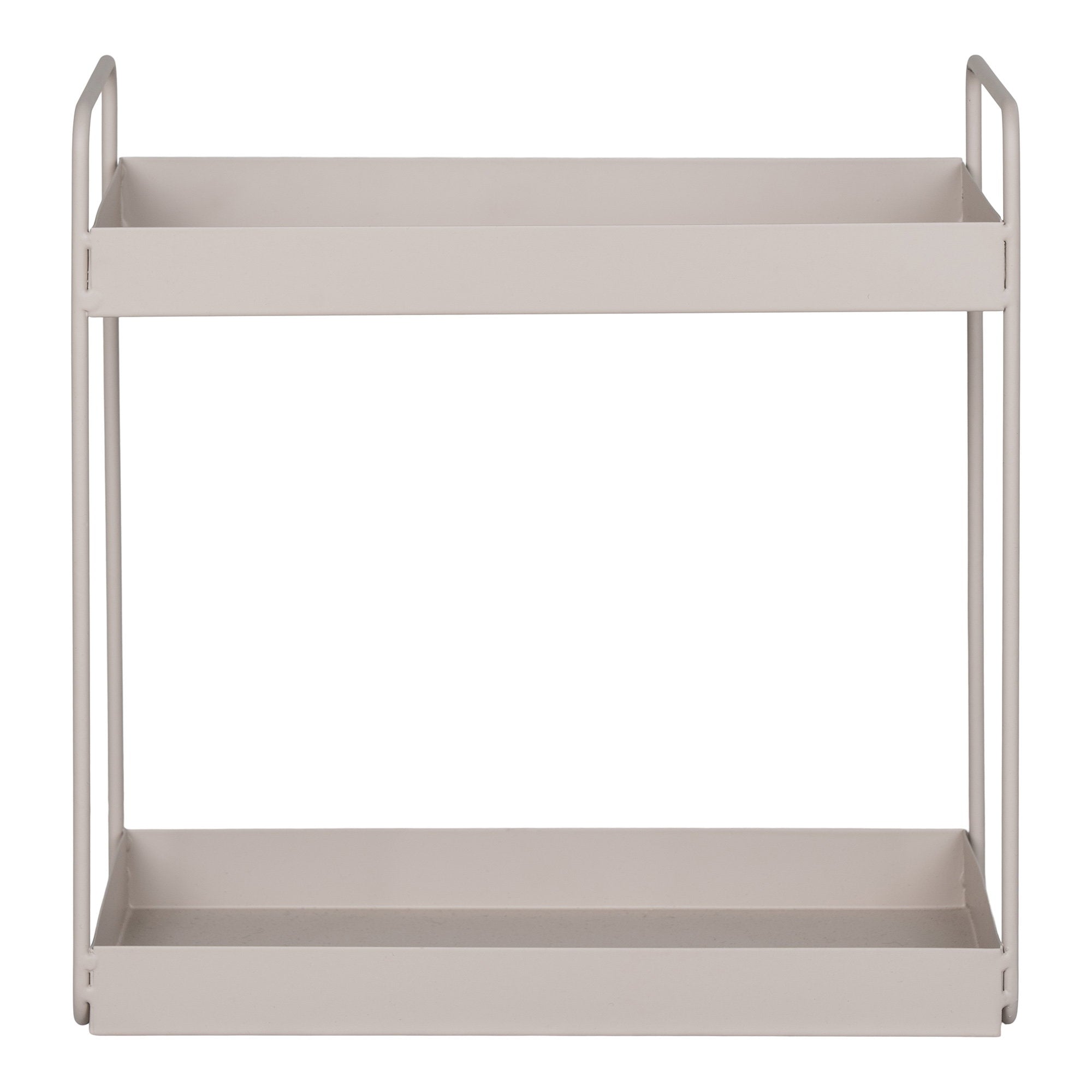 Rabo Staande Plank - Staal, zandkleurig, 2 planken 30x15x31 cm