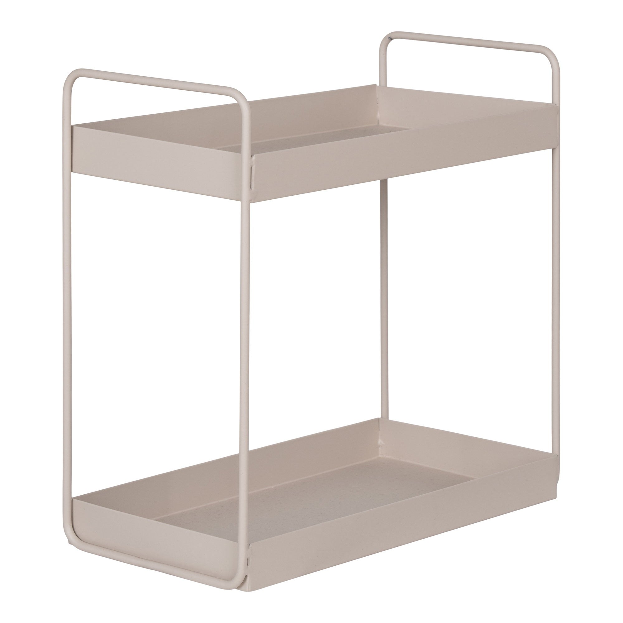 Rabo Staande Plank - Staal, zandkleurig, 2 planken 30x15x31 cm
