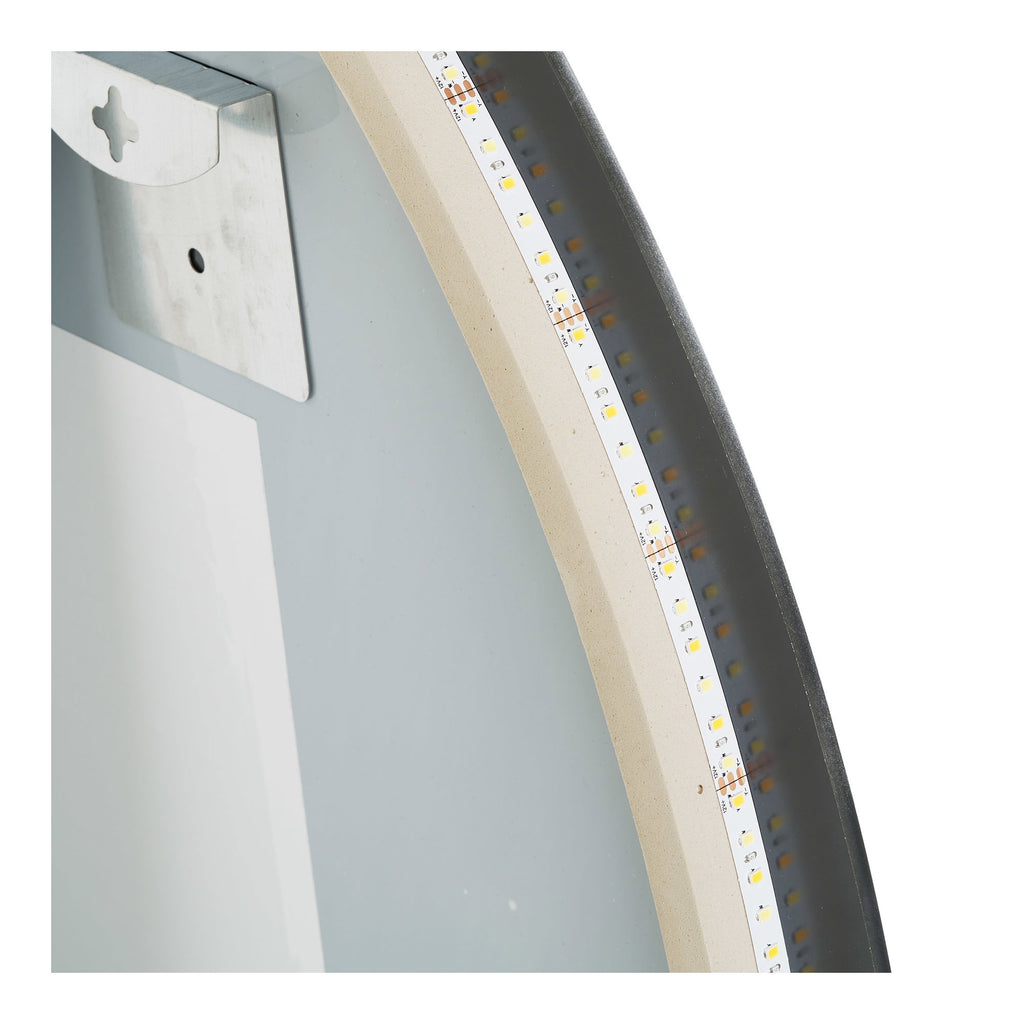 Kiama Spiegel - Spiegel met LED, anti-condens en 3 lichtstanden, ø80 cm