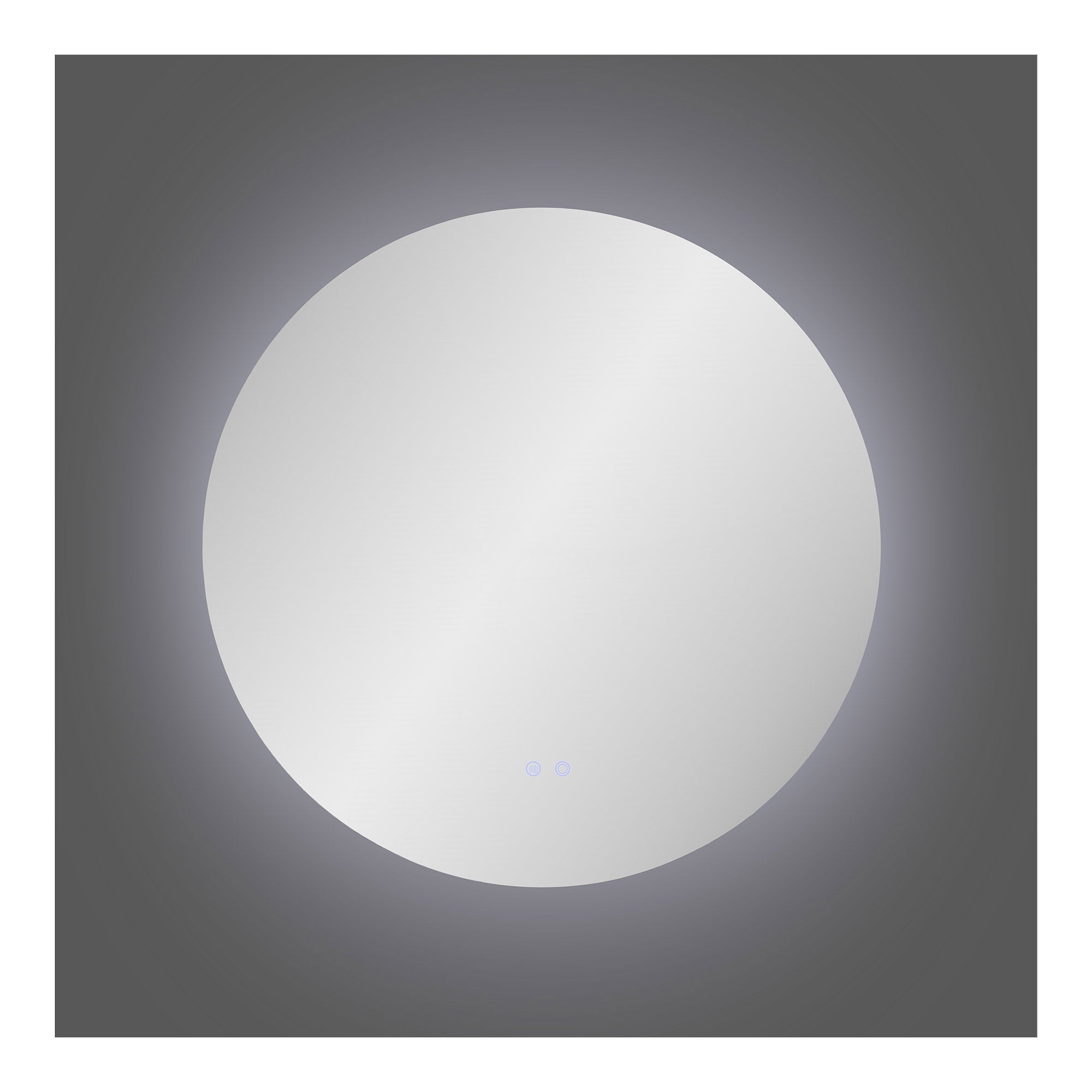 Kiama Spiegel - Spiegel met LED, anti-condens en 3 lichtstanden, ø80 cm