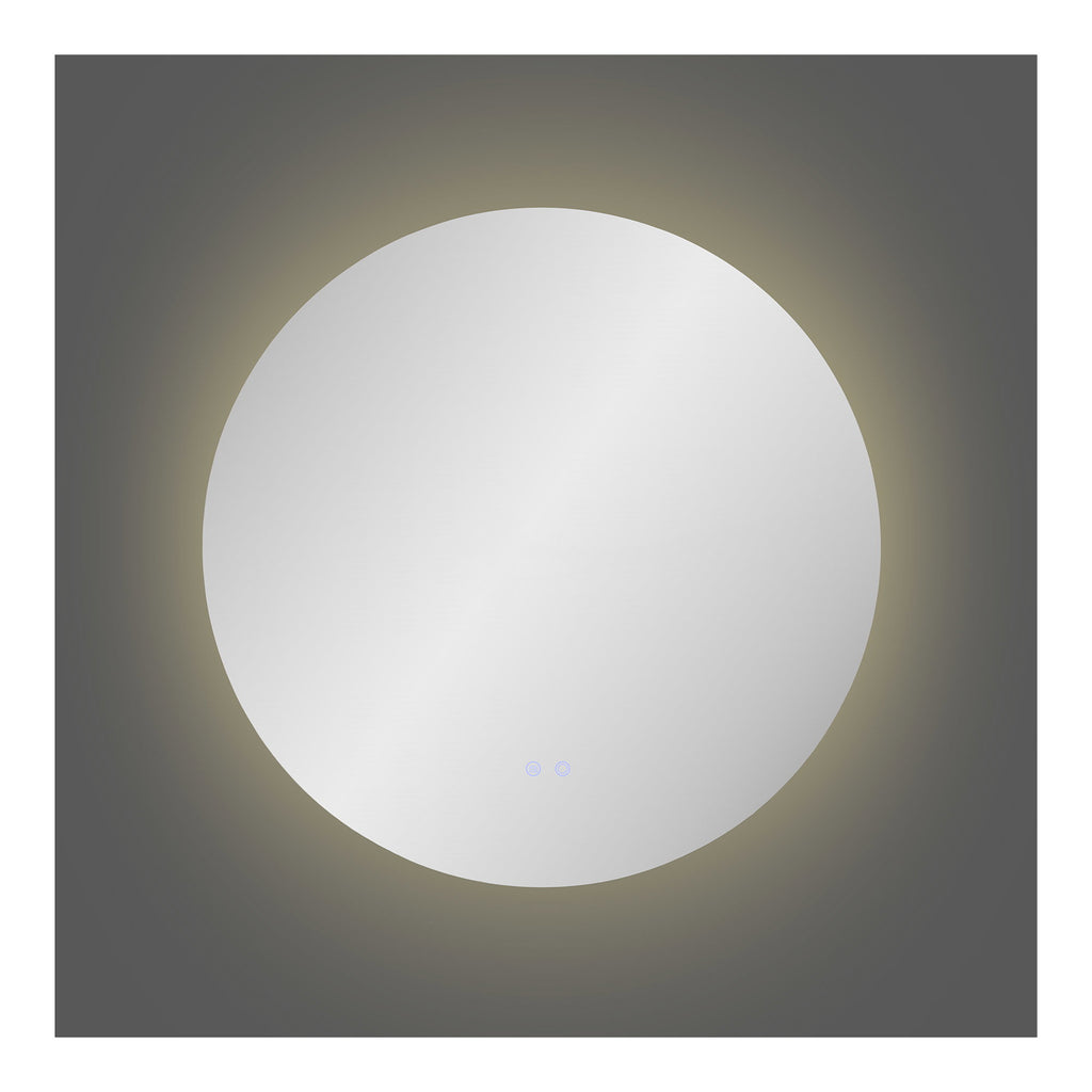 Kiama Spiegel - Spiegel met LED, anti-condens en 3 lichtstanden, ø80 cm