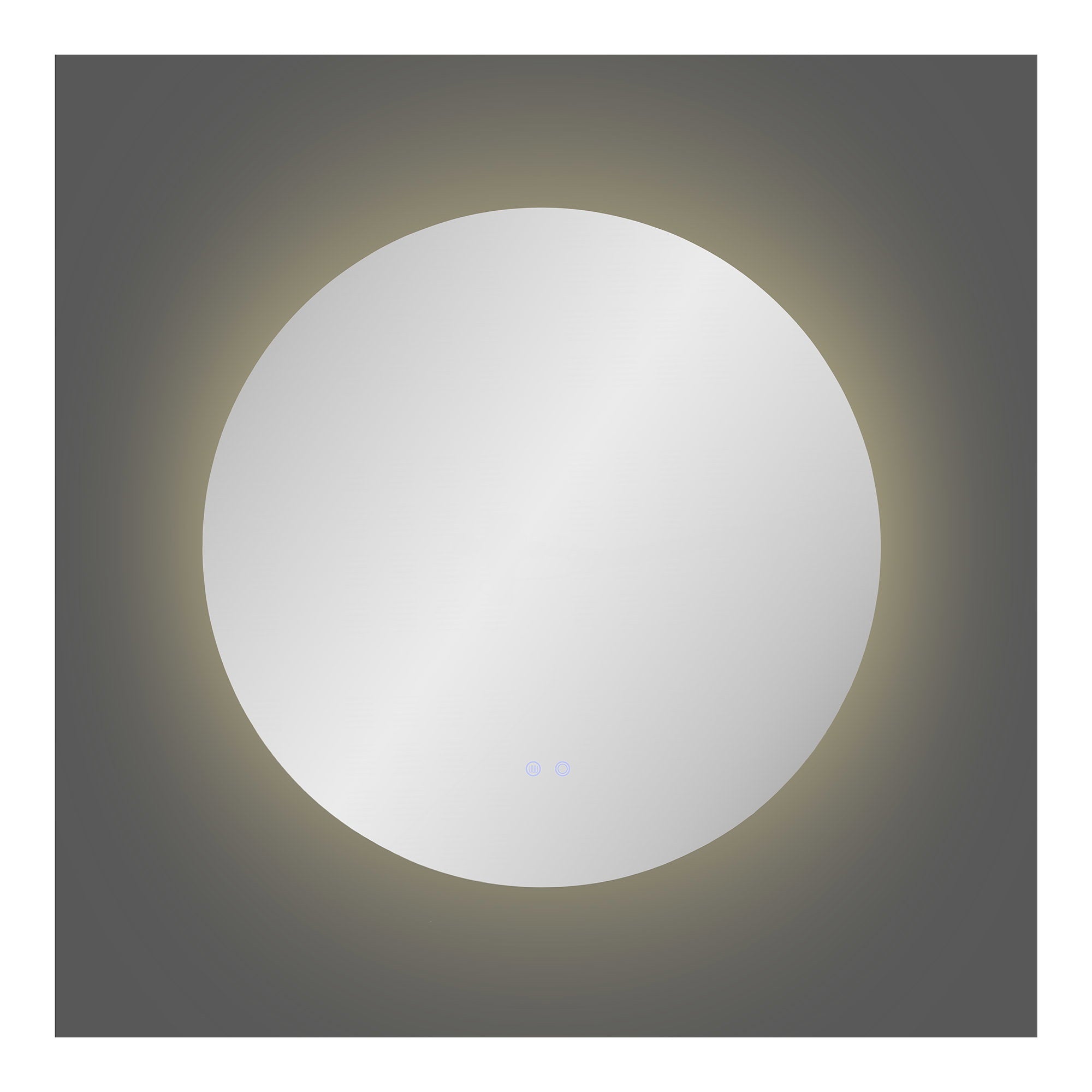 Kiama Spiegel - Spiegel met LED, anti-condens en 3 lichtstanden, ø80 cm