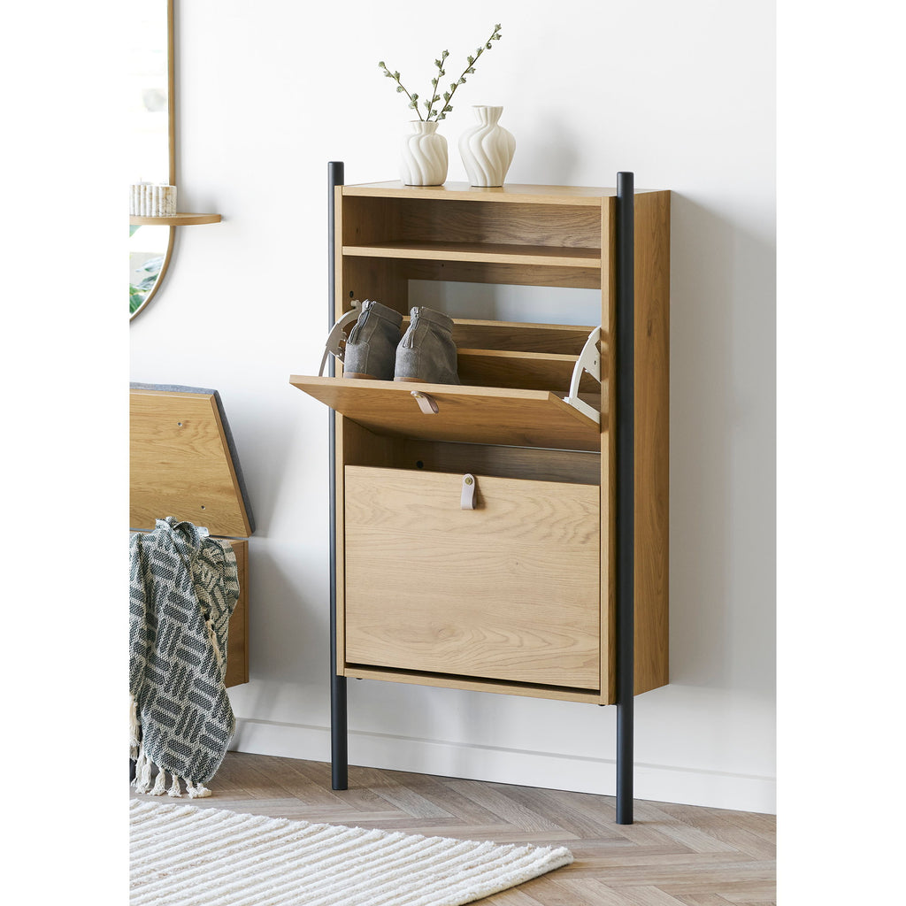 Barco Schoenenkast - Eikenlook 62x26x118 cm