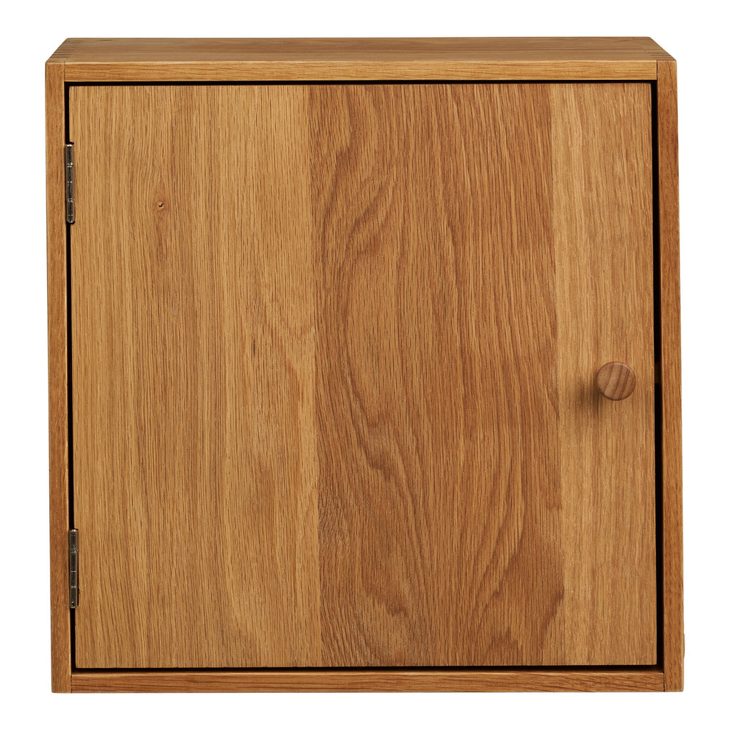 Townsville Wandplank met Deur - Eikenhout 18x30x30 cm