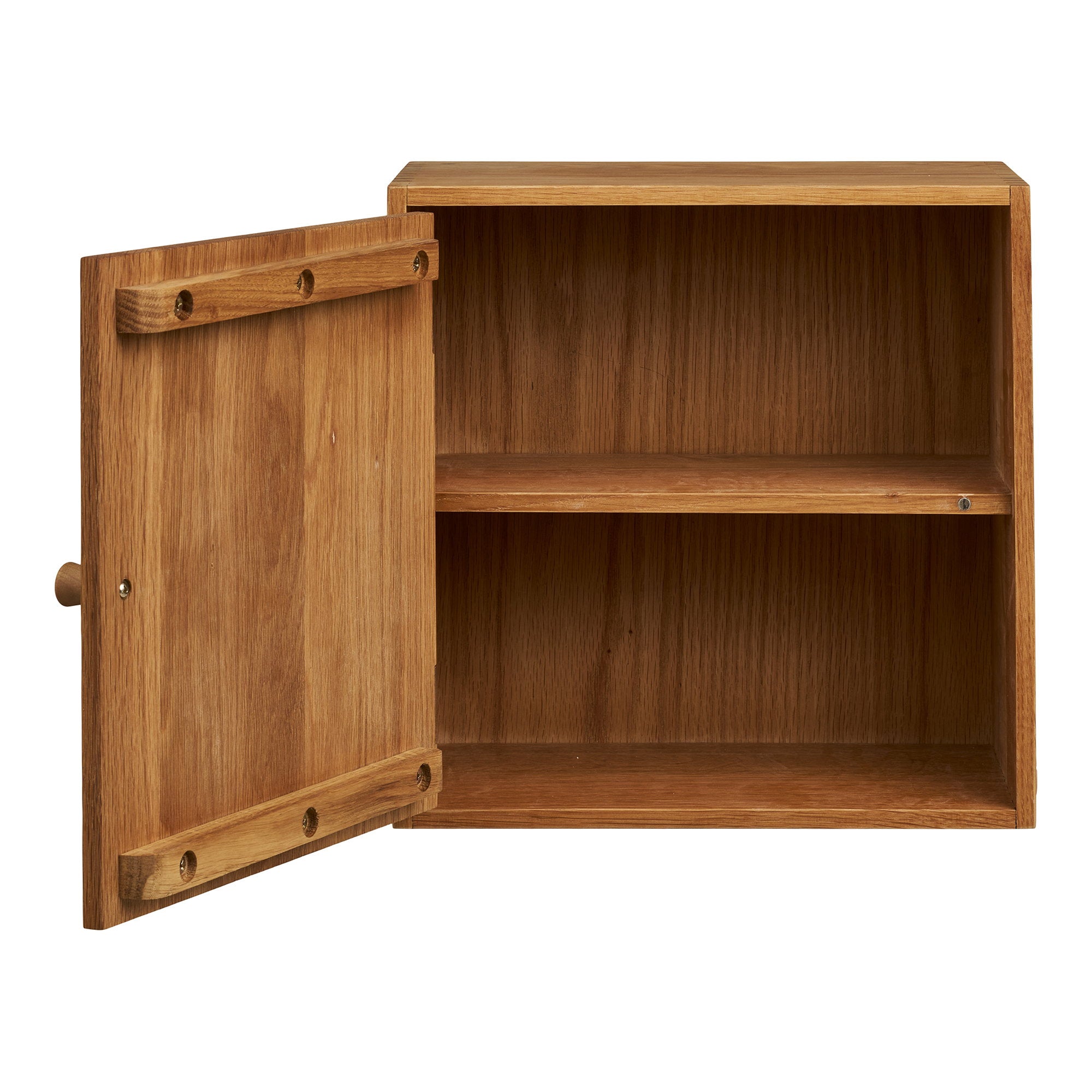 Townsville Wandplank met Deur - Eikenhout 18x30x30 cm