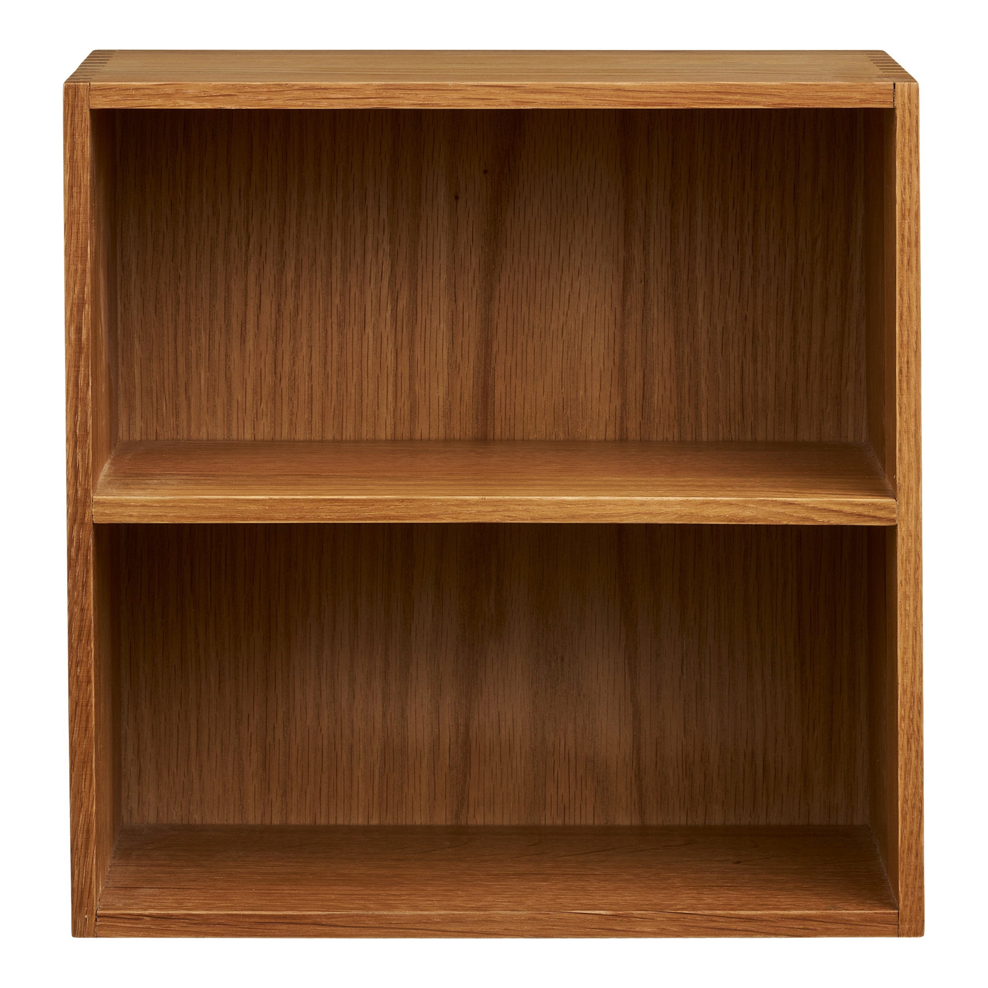 Townsville Wandplank met Verticale Vakken - Eikenhout 18x30x30 cm