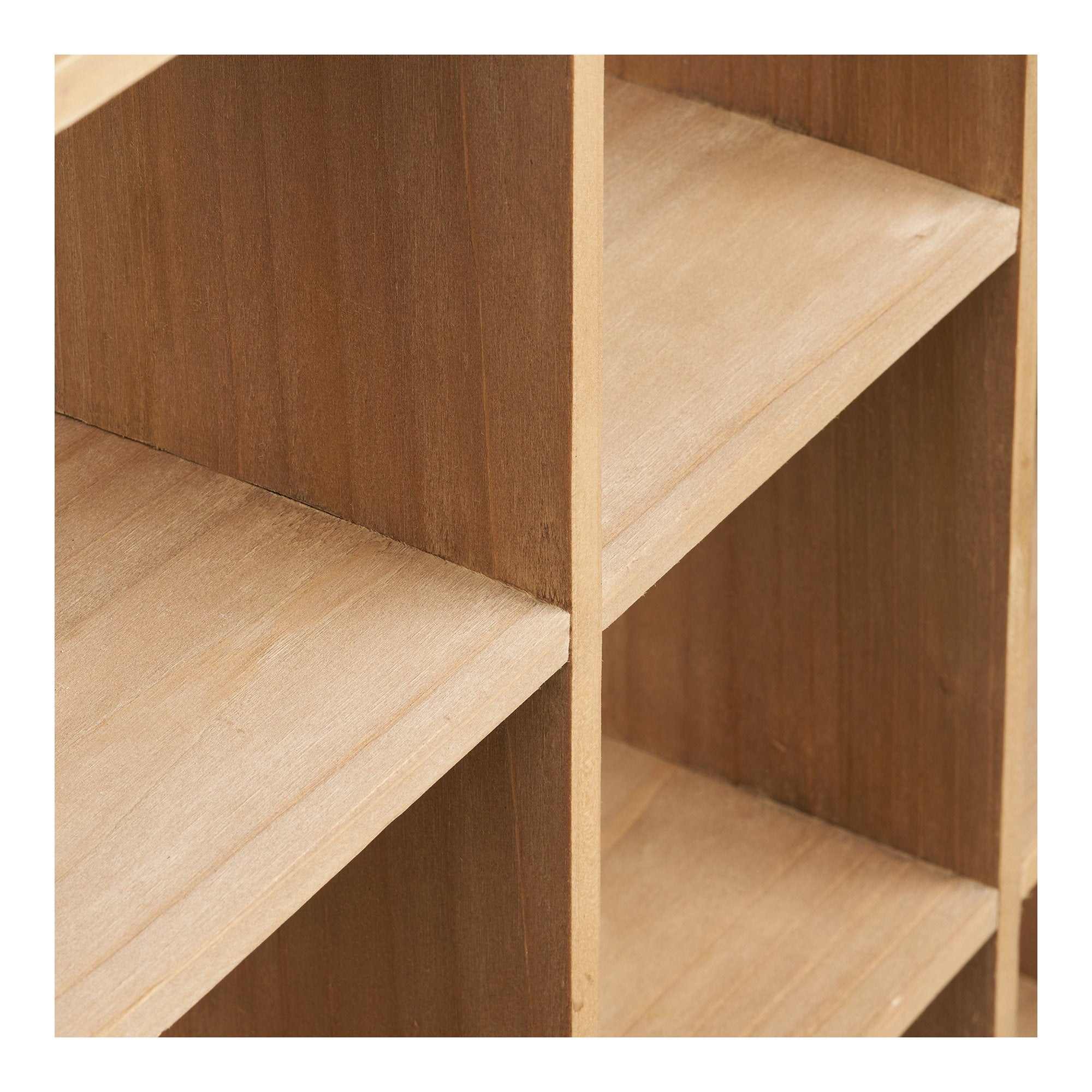 Moss Wandplank - Grenenhout, naturel 46x10x46 cm
