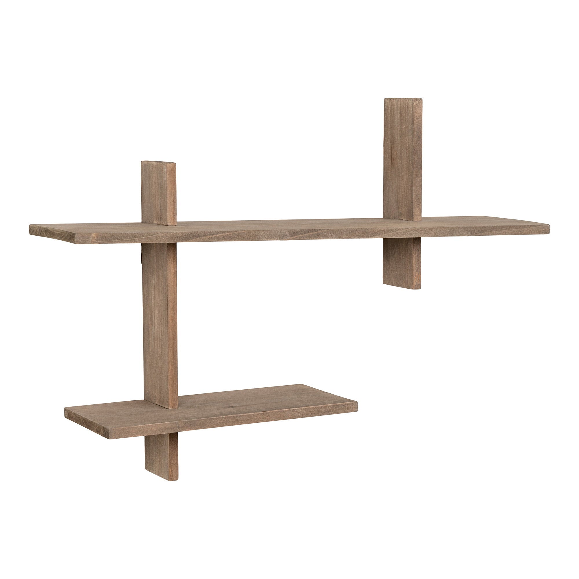 Ovada Wandplank - Grenenhout 60x15x44 cm
