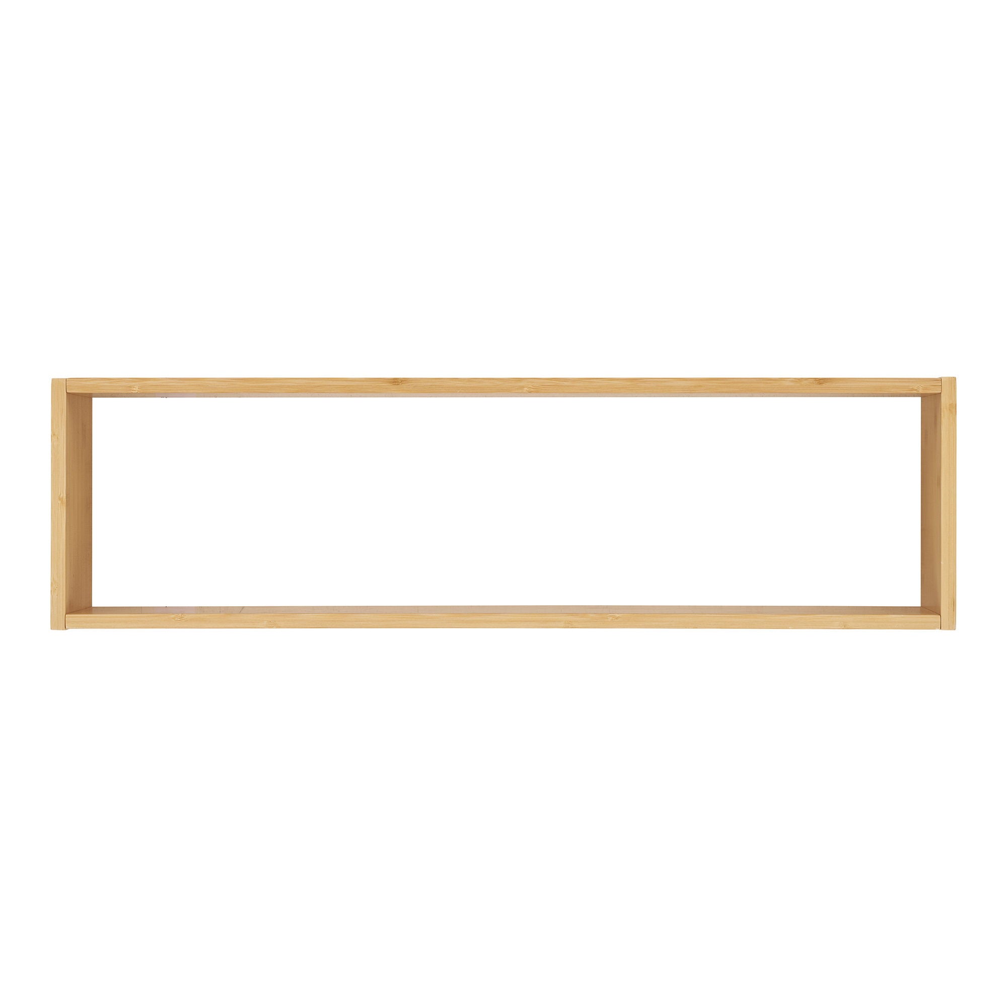 Ember Wandplank - Bamboe, naturel 70x15x19,5 cm
