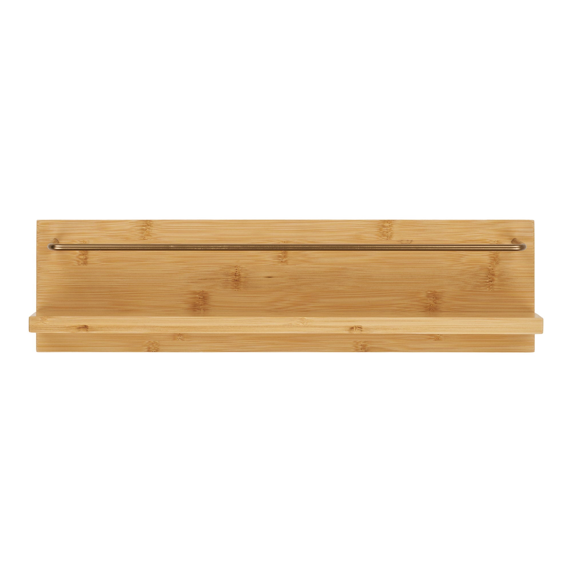 Ember Wandplank - Bamboe, naturel 45x10x12 cm