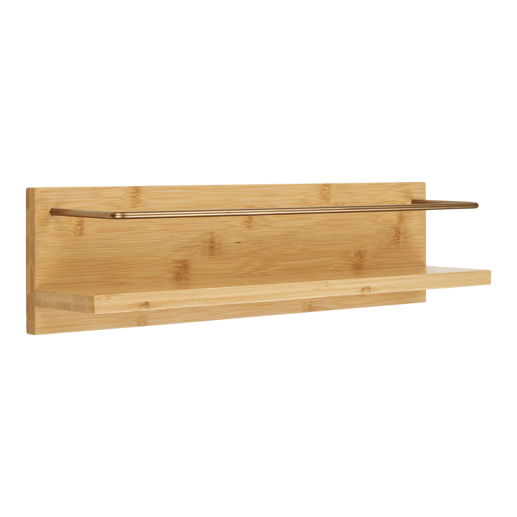 Ember Wandplank - Bamboe, naturel 45x10x12 cm