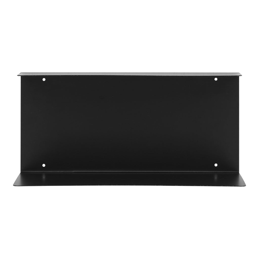 Lille Wandplank - Staal, zwart 40x18x18 cm