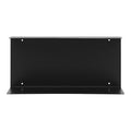 Lille Wandplank - Staal, zwart 40x18x18 cm
