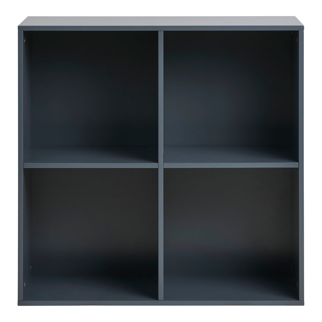 Horne Wandplank - Gelakt hout, donkergrijs 69x30x69 cm