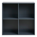 Horne Wandplank - Gelakt hout, donkergrijs 69x30x69 cm