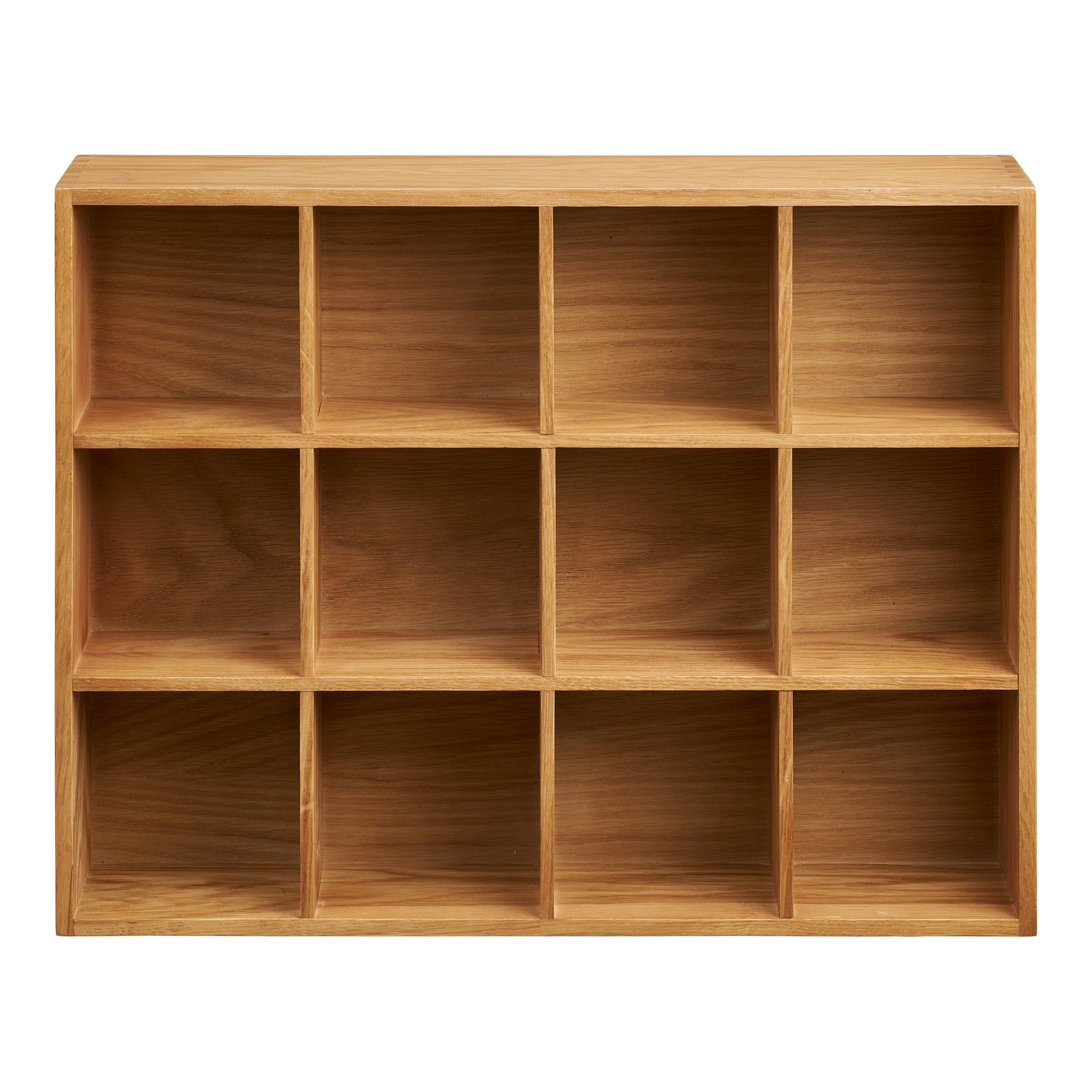 Soria Wandplank - Eikenhout/eikenfineer, naturel 39x11x51 cm