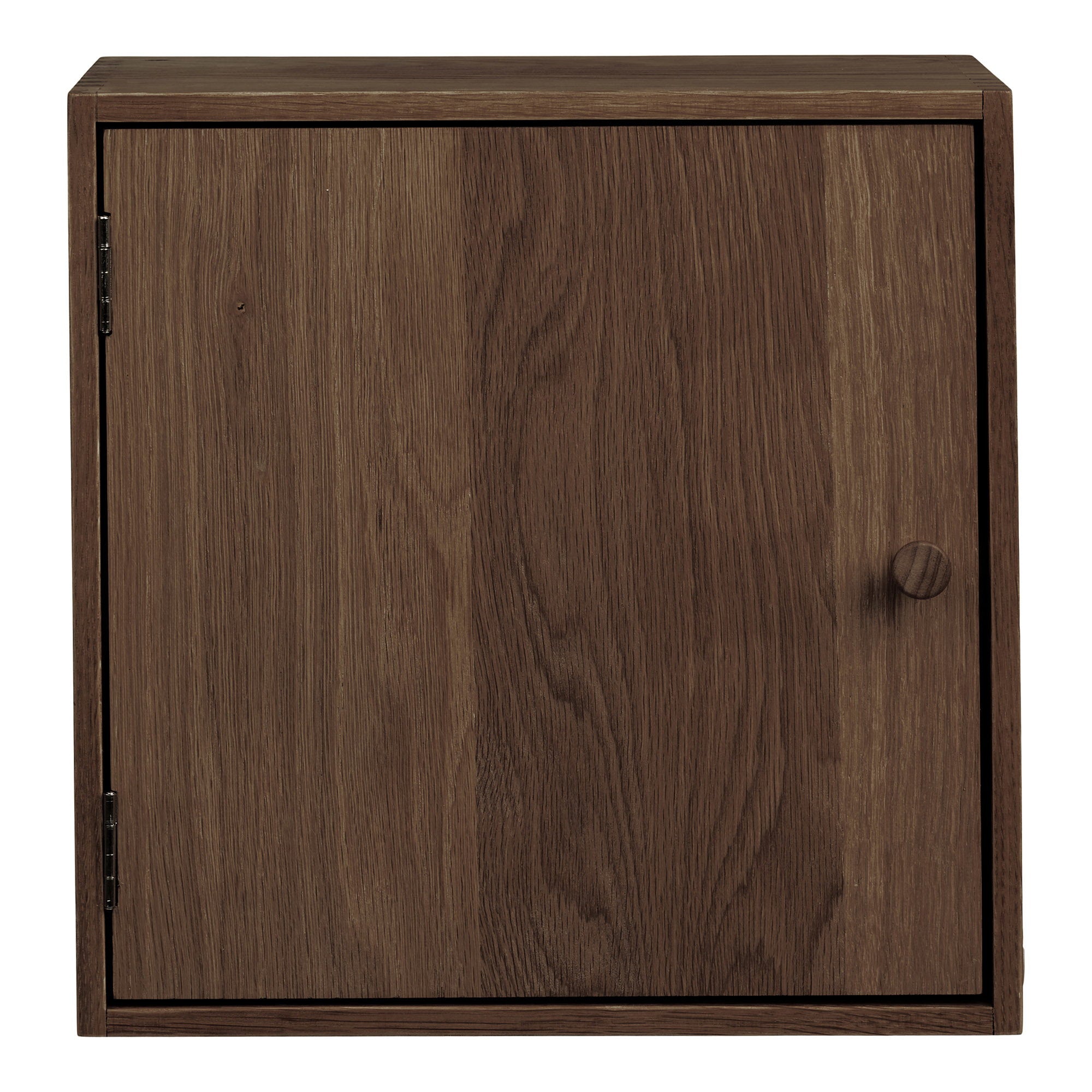 Townsville Wandplank met deur - Wandplank met deur, eikenhout, donkerbruin, 30x18x30 cm