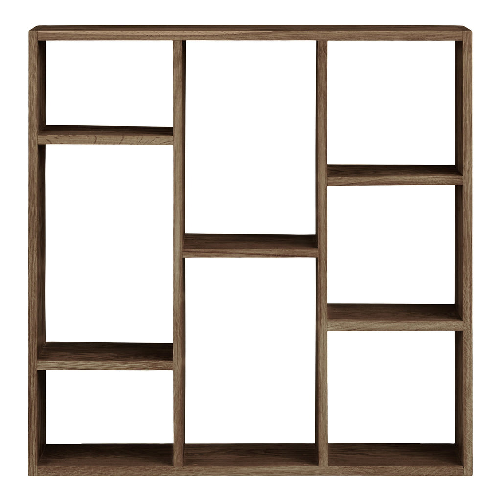 Townsville Wandplank - Wandplank, eikenhout, donkerbruin 70x15x70 cm