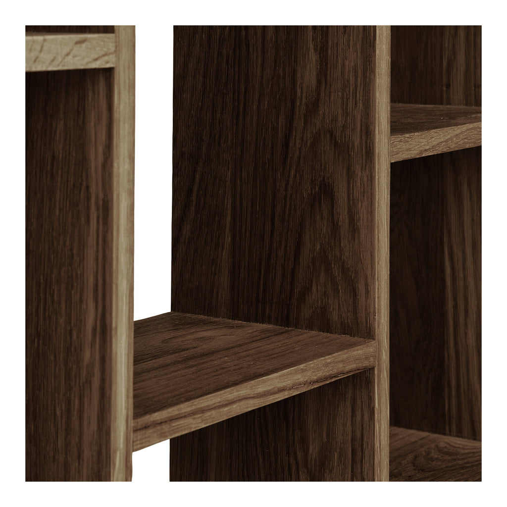 Townsville Wandplank - Wandplank, eikenhout, donkerbruin 70x15x70 cm