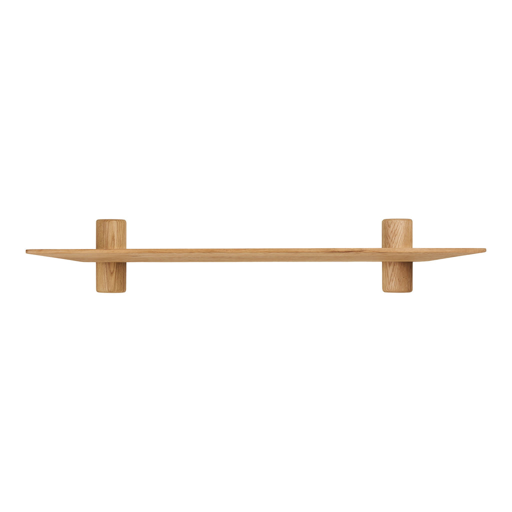 Calcata Wandplank - Wandplank, eikenhout, 110x22x18,5 cm