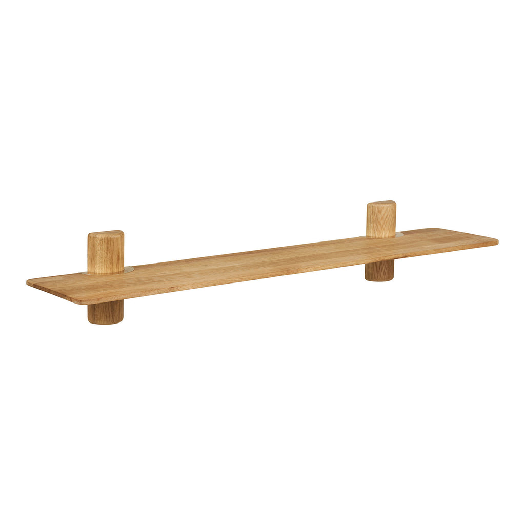 Calcata Wandplank - Wandplank, eikenhout, 110x22x18,5 cm